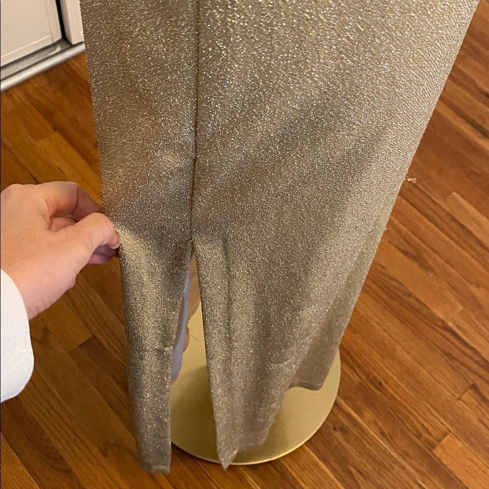 Vintage 80's / 90's Roberta Gold Maxi Dress Size Small - Picture 6 of 16